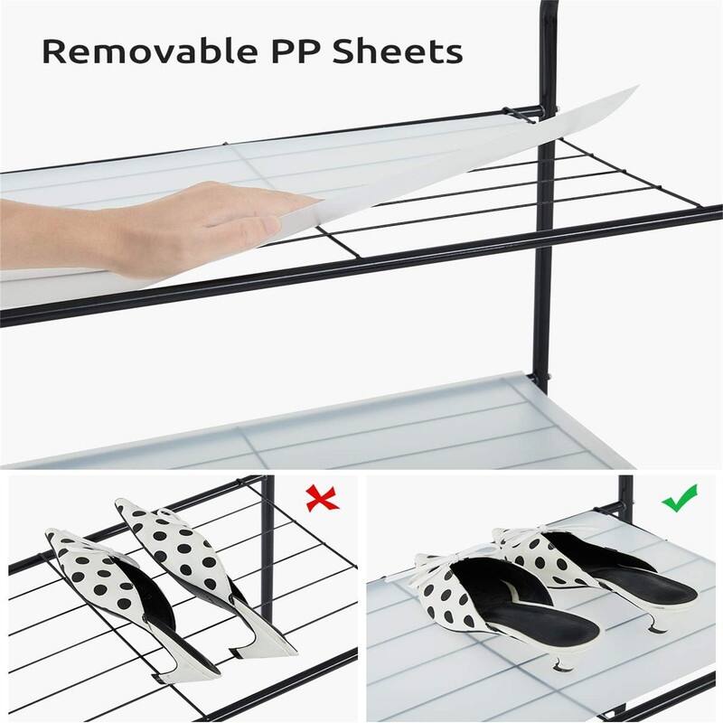 Garment Rack with Shelves for Living Room - 23.2 x 13 x 62.2