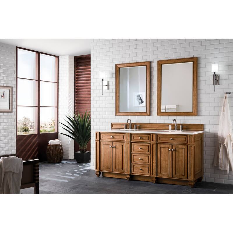 James Martin Vanities 157-V72-3WZ Bristol 72" Free Standing Double