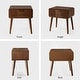 preview thumbnail 28 of 40, COSIEST Modern Brown Nightstand with Drawers