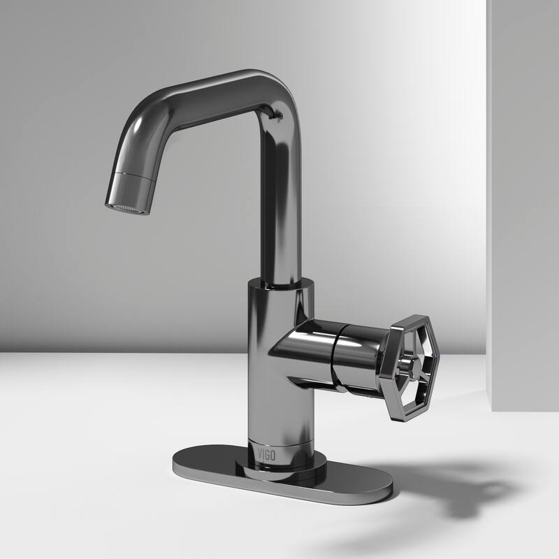 VIGO Ruxton 9" H Single Handle Single Hole Bathroom Faucet