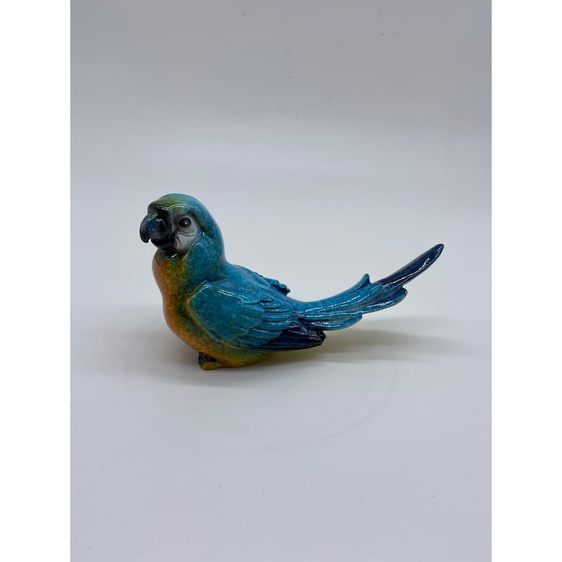 Blue Parrots Set of 2