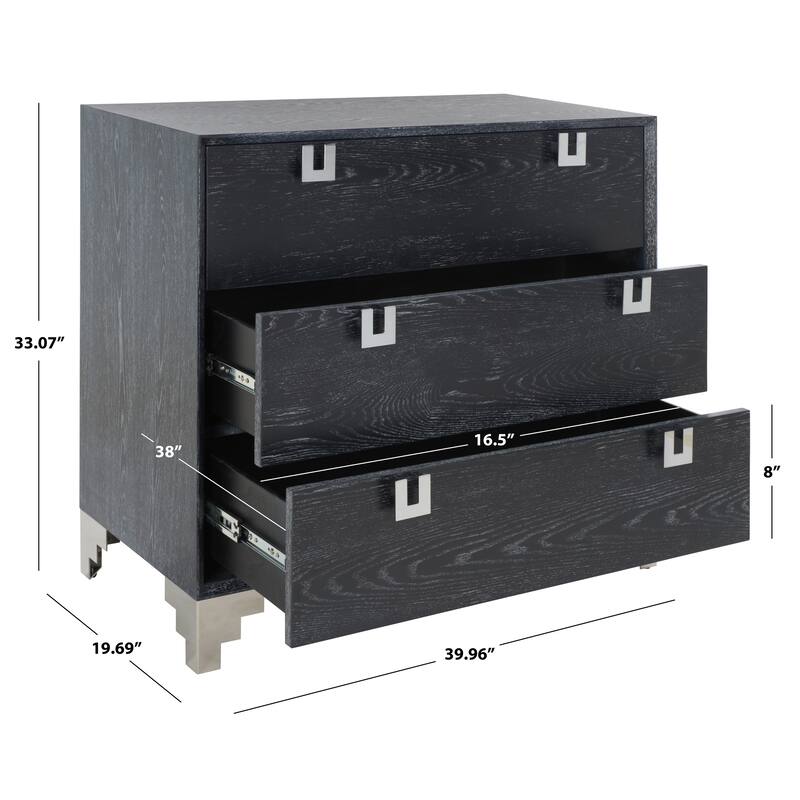 SAFAVIEH COUTURE Odalis Chest of Drawers - 40"W x 20"D x 33"H