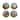 Certified International Rooster Meadow 11" Dinnerware Plates, Set of 4 - 11" x 11"