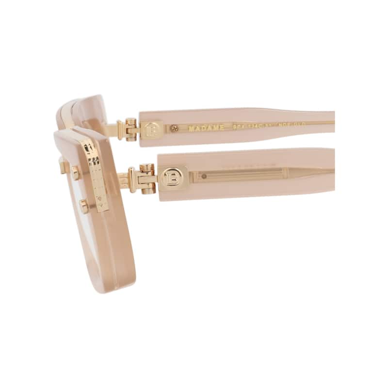 Balmain Cat Eye-Frame Acetate Optical Frames - Nude Nude Transparent