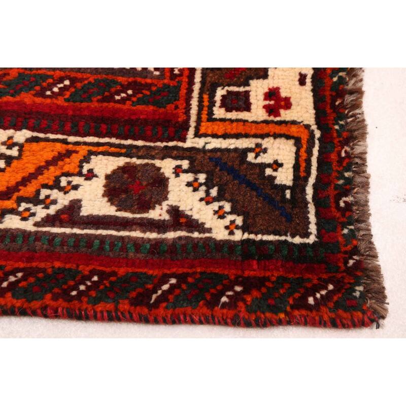 ECARPETGALLERY Hand-knotted Melis Vintage Red Wool Rug - 5'10 x 8'9
