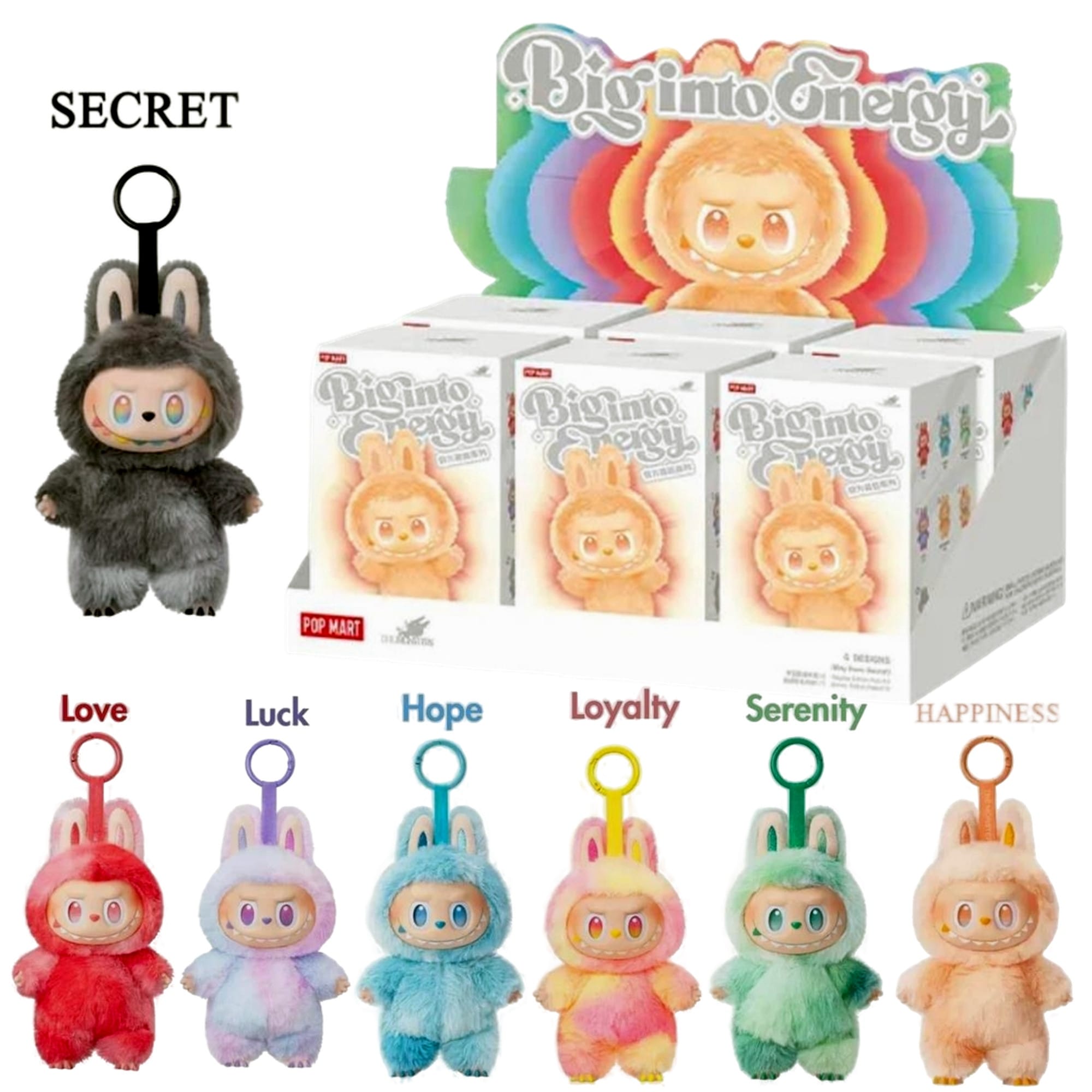 POP MART The Monsters Big into Energy Series-Vinyl Plush