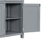 preview thumbnail 12 of 36, reestanding Kitchen Pantry Cupboard Storage Cabinet with Door Shelves