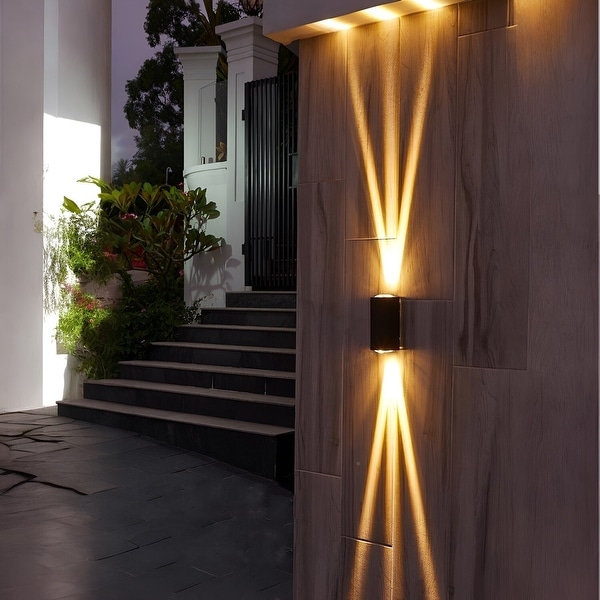 LED Waterproof Outdoor Beam Wall Light 1 Pack