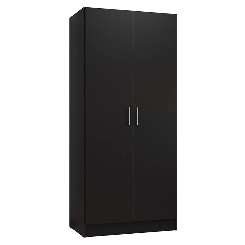 Madesa 2 Door Wardrobe Storage Cabinet with Ample Shelf 31"L
