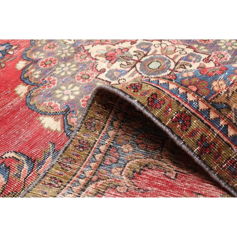 ECARPETGALLERY Hand-knotted Antalya Vintage Red Wool Rug - 5'1 x 7'9