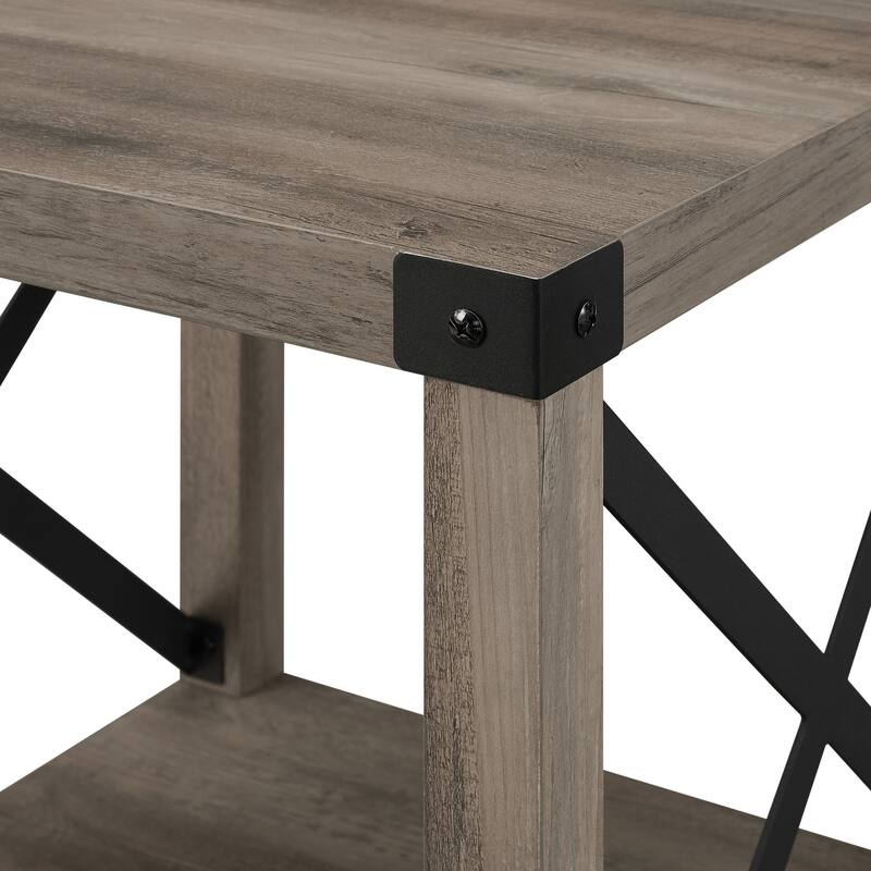 Middlebrook Kujawa 18-inch X-side Accent Table