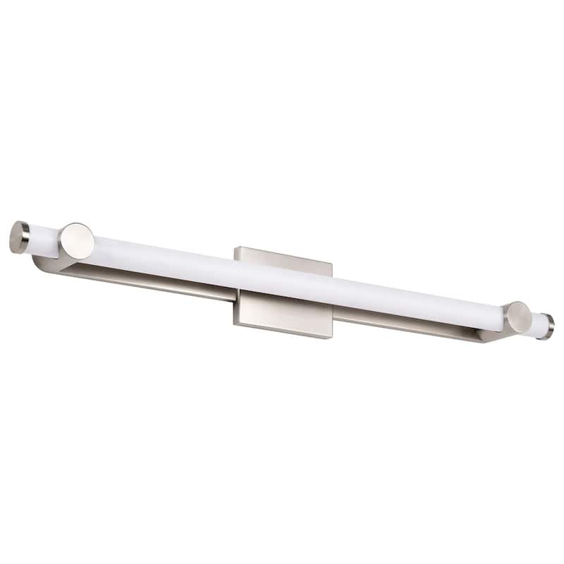Bowman 36 Inch LED Vanity Brushed Nickel Acrylic Lens - Brushed Nickel