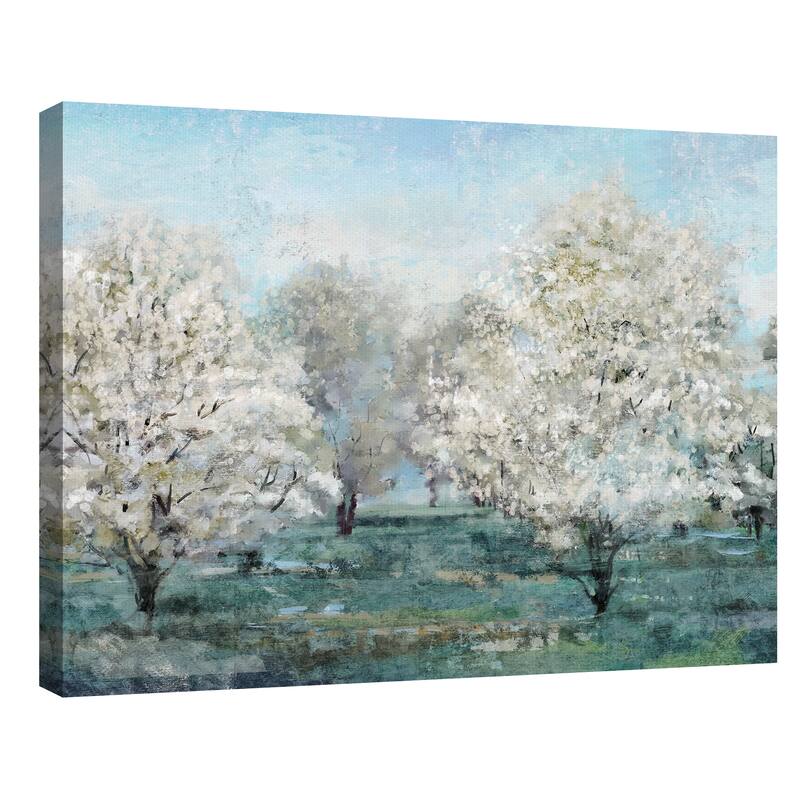 Flowering Trees by Studio Arts Canvas Art Print