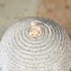preview thumbnail 22 of 39, Glitzhome 31.75"H Polyresin Sphere Pedestal Outdoor Fountain With Pebbles Pump LED Light