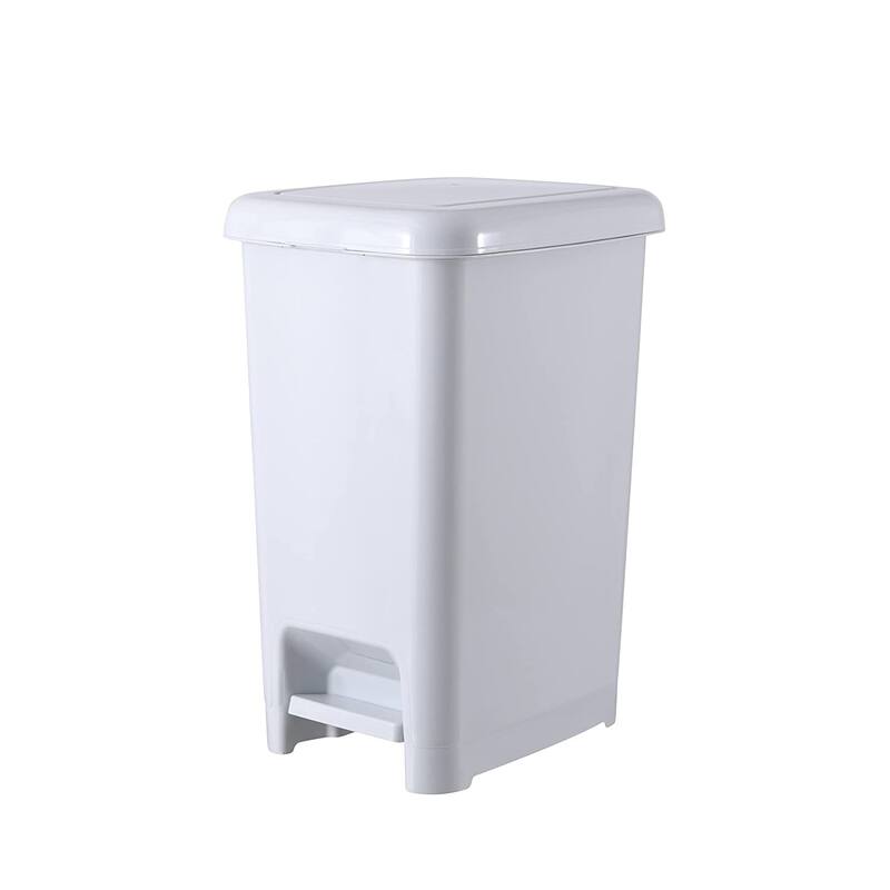 2.5 Gal Slim Pedal Step On Trash Can