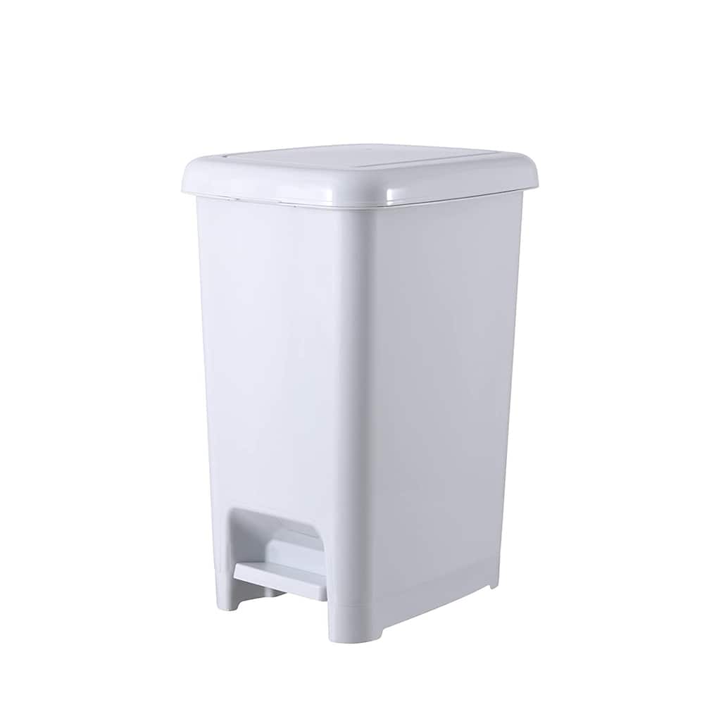 2.5 Gal Slim Pedal Step On Trash Can