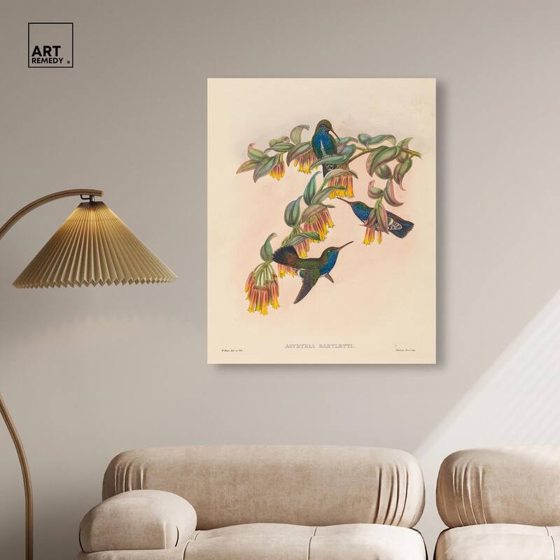 Hart Bartlett Emerald Canvas by Art Remedy, Gallery Wrapped