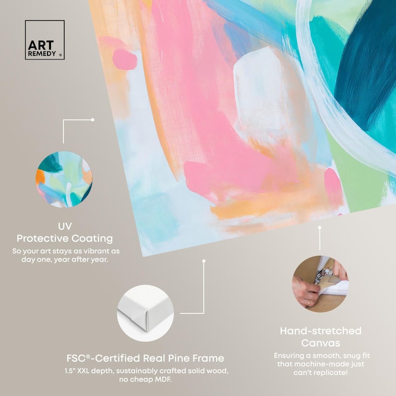 Layered Lush II Canvas by Art Remedy, Gallery Wrapped