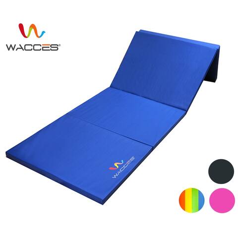 Wacces Pu Leather Gymnastics Tumbling/Martial Arts Folding Mat