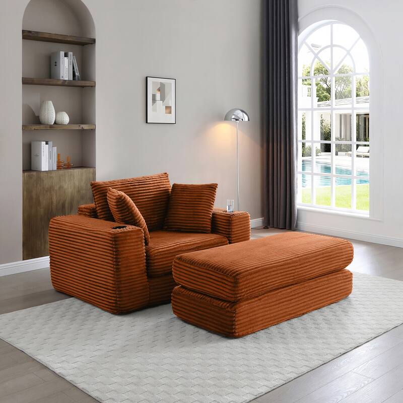 Chaise Lounge Chair for Reading, Living Room & Bedroom