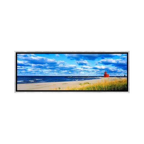 iCanvas "Big Red Lighthouse, Holland, Michigan, USA" by Panoramic Images Framed
