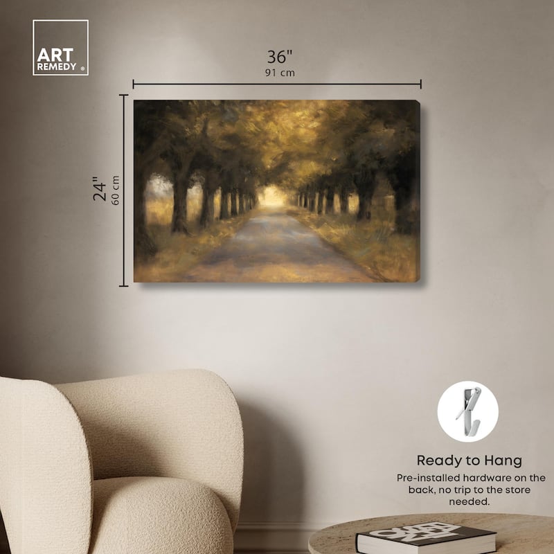 Misty Morning Canvas by Art Remedy, Gallery Wrapped