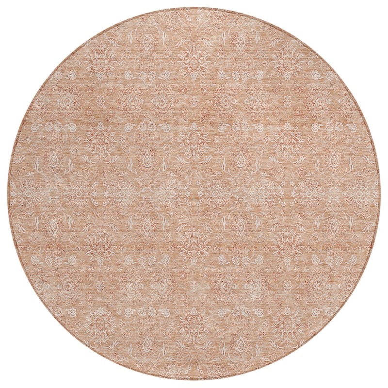 HomeRoots Floral Transitional Rectangle Outdoor Rug