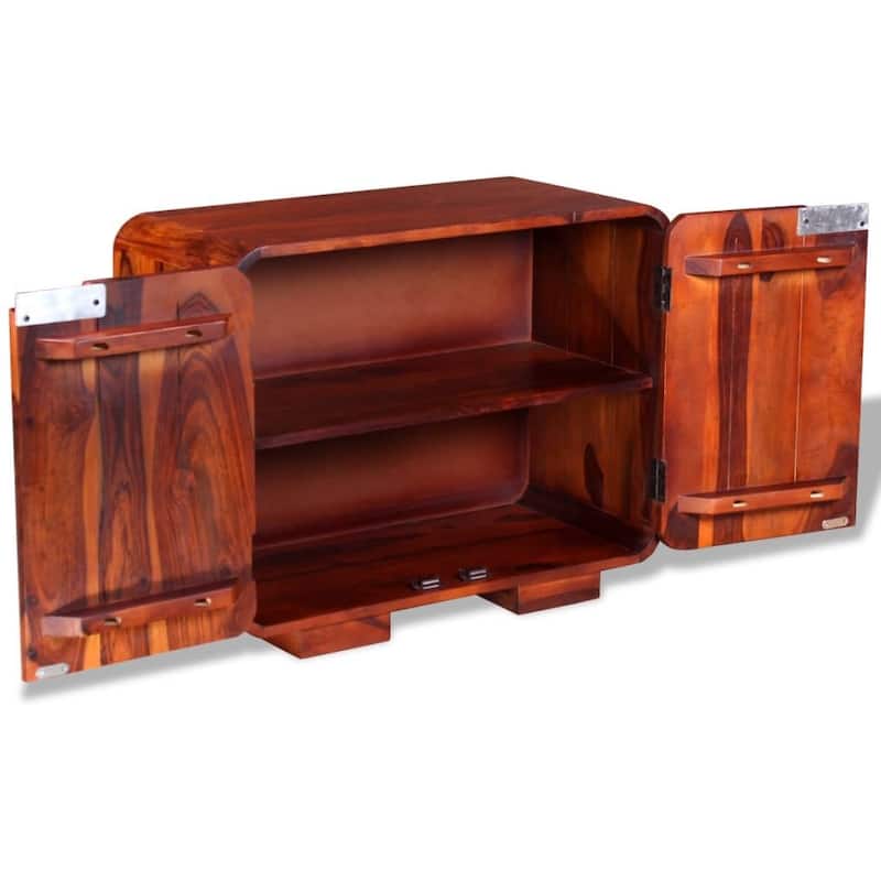 vidaXL Sideboard Solid Sheesham Wood 29.5"x13.8"x23.6"