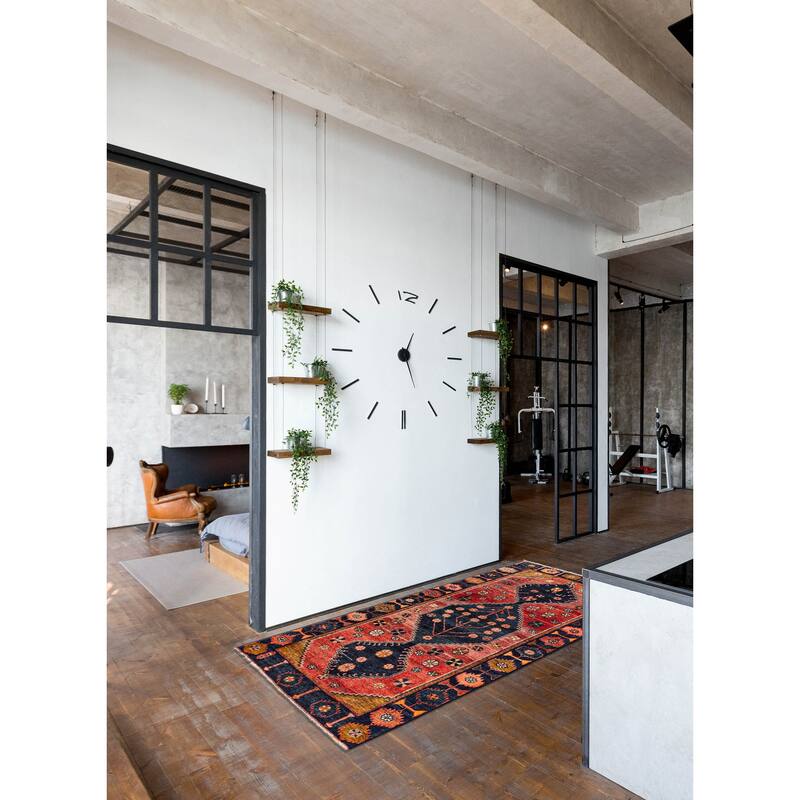 ECARPETGALLERY Hand-knotted Konya Anatolian Dark Copper Wool Rug - 3'11 x 6'5