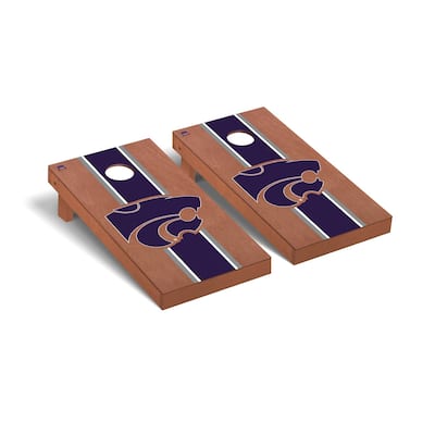 Kansas State K State Wildcats Striped Cornhole Board Set