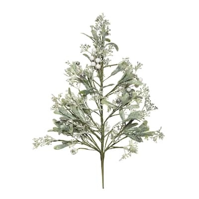 Transpac Artificial 20 in. Green Christmas Tree On Stand
