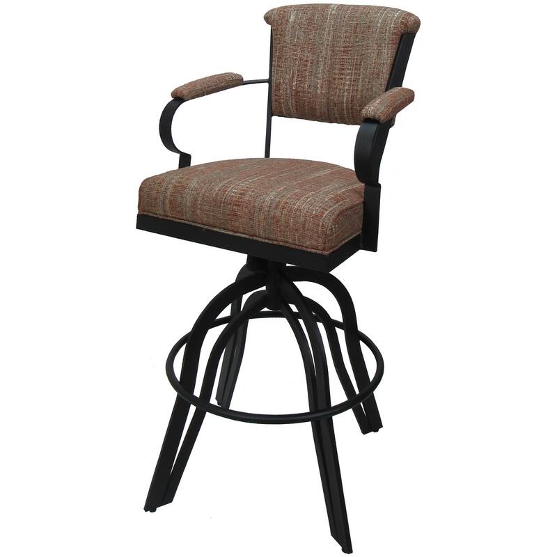 Miami Counter 26" or Bar 30" Metal Bar Stool on A Base