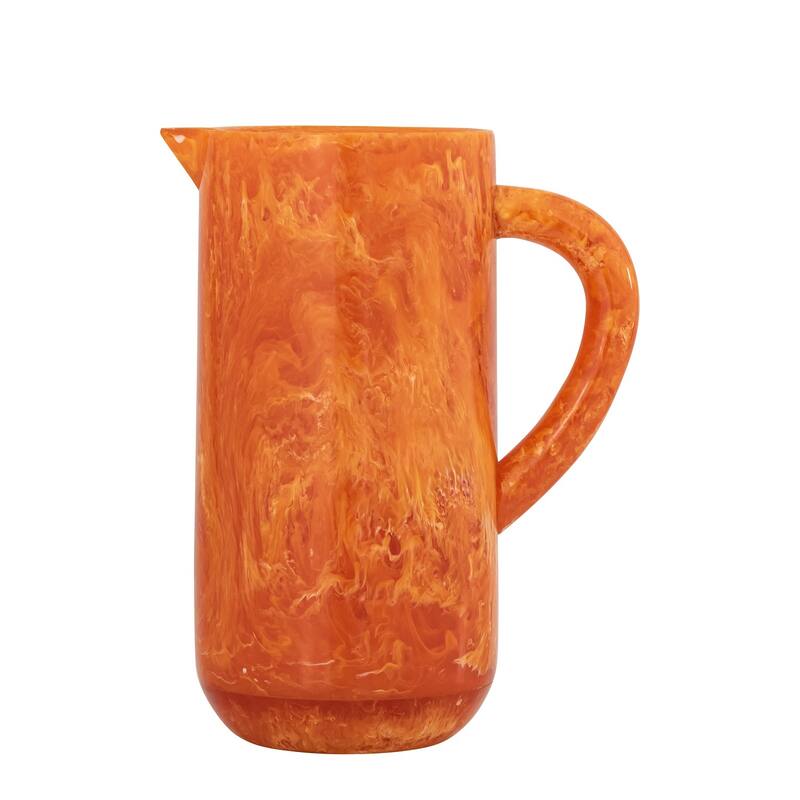 Orange Resin Pitcher
