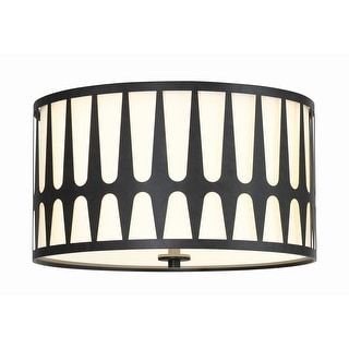 Crystorama Lighting Group ROY-800 Royston 3 Light 18" Wide Flush Mount