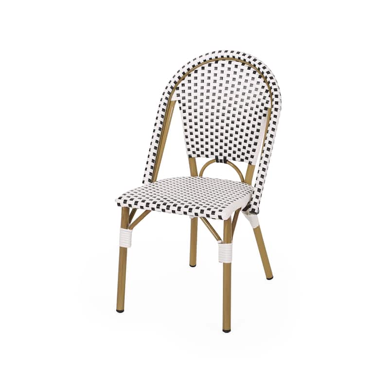 Elize Outdoor French Cafe Chairs (Set of 4) by Christopher Knight Home