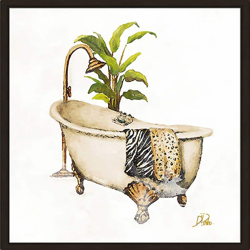 "Le Tub I" Print on Floating Canvas