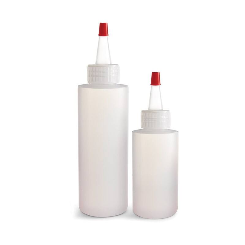 Mrs Anderson's 2pc Mini Clear Squeeze Bottles Set with Caps, 2oz and 4oz - Perfect for Plating and Decorating - 3 Sets