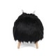 preview thumbnail 9 of 15, Levi Furry Yak Ottoman by Christopher Knight Home