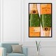 preview thumbnail 21 of 20, Oliver Gal 'Shiny Champagne' Drinks and Spirits Wall Art Framed Print Champagne - Green, Orange 38 x 56 - Black
