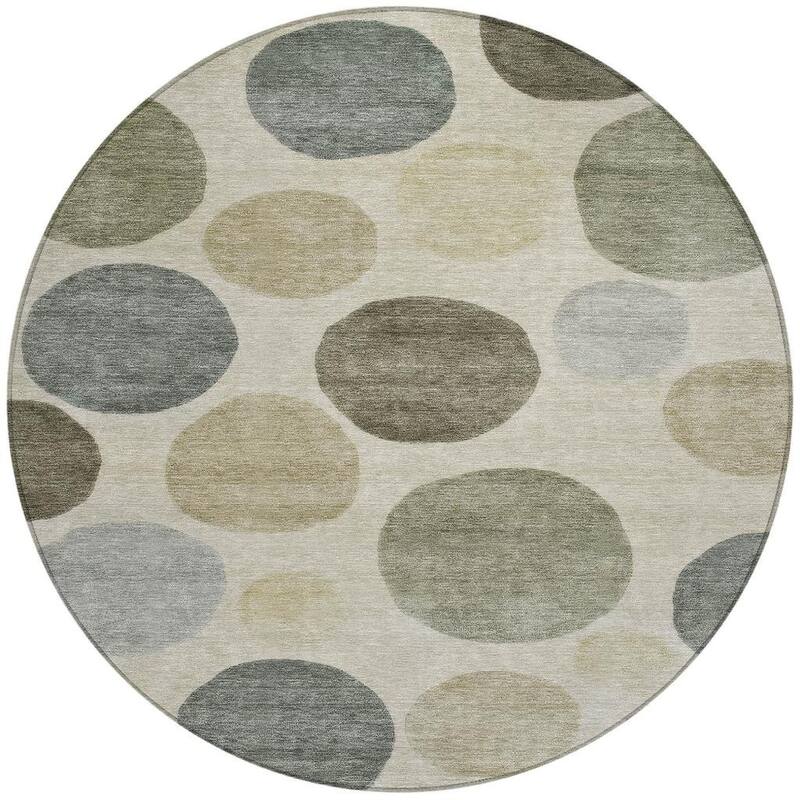 HomeRoots Geometric Transitional Rectangle Outdoor Rug