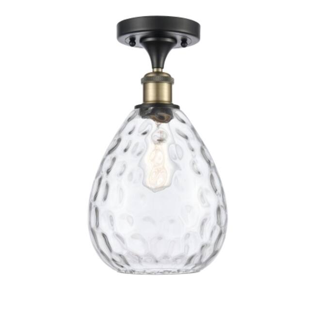 Innovations Lighting Large Waverly 8" Wide Semi-Flush Ceiling Fixture