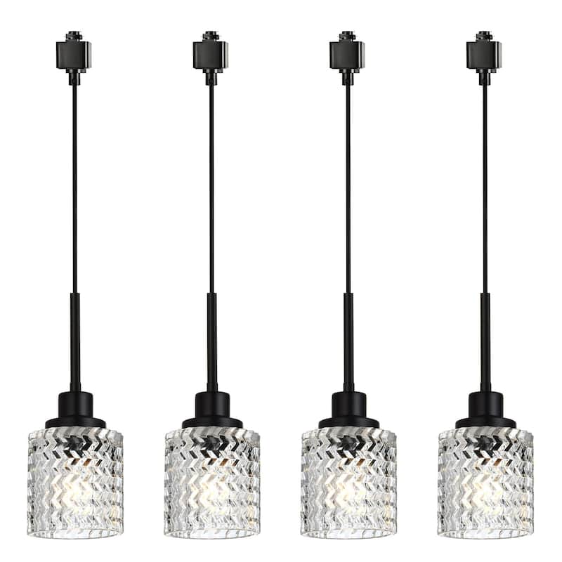 Track light, The multi-directional adjustment points are seamlessly integrated into its geometric formance(Track Not Included) - Black