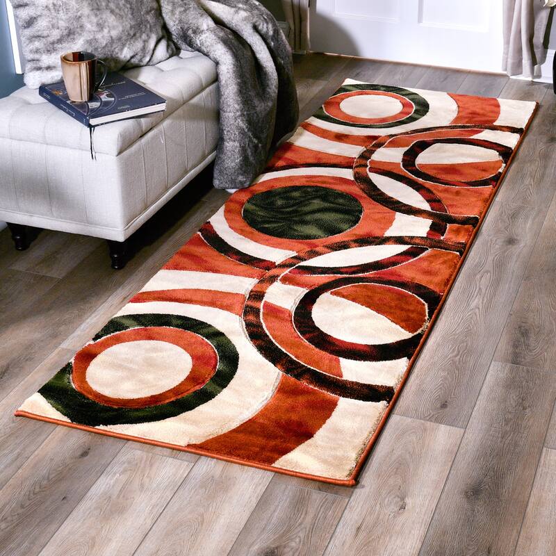 Orelsi Collection Abstract Area Rug