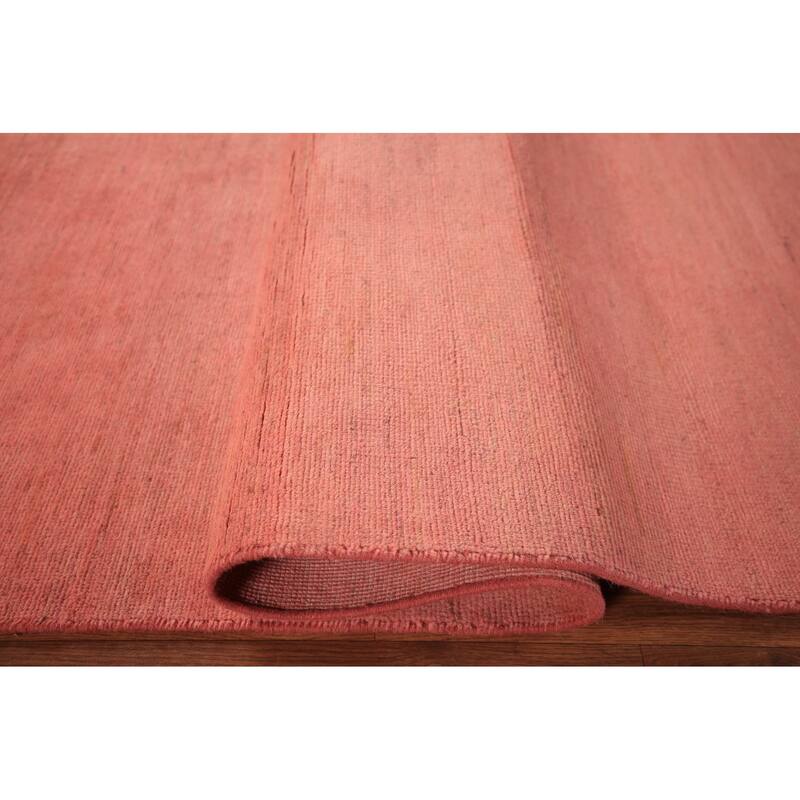 Pink Modern Gabbeh Oriental Area Rug Handmade Wool Carpet - 4'11" x 6'7"