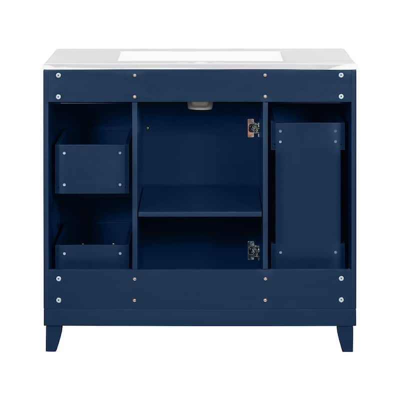 GDFStudio - Zyra Wood 36" Bathroom Vanity