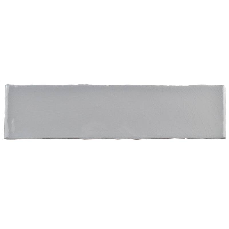 Merola Tile Alaska Craquelle Gris 3" x 12" Ceramic Wall Tile