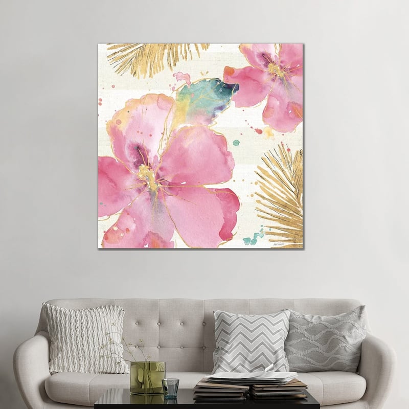 iCanvas "Flamingo Fever VIII" by Anne Tavoletti Canvas Print