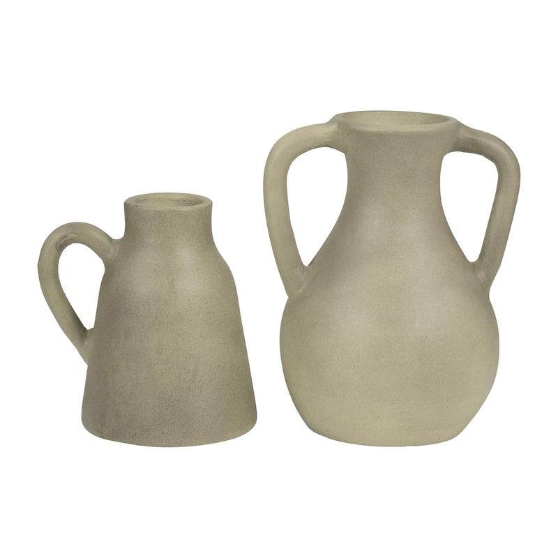 Sagebrook Home Terracotta Vase With Handle