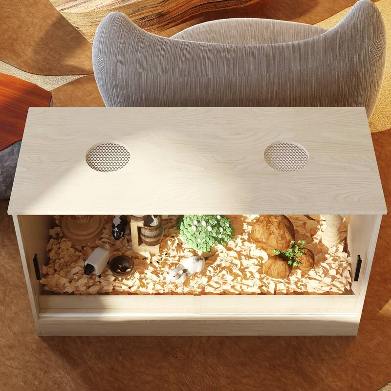 Pet Terrarium Large Enclosure for Rabbit Dragons, Geckos, Amphibians