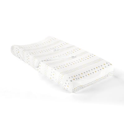 Lush Decor Baby Hygge Geo Modern Soft & Plush Changing Pad Cover - 32" x 16" x 5"